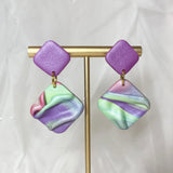 Rainbow Drape Studs